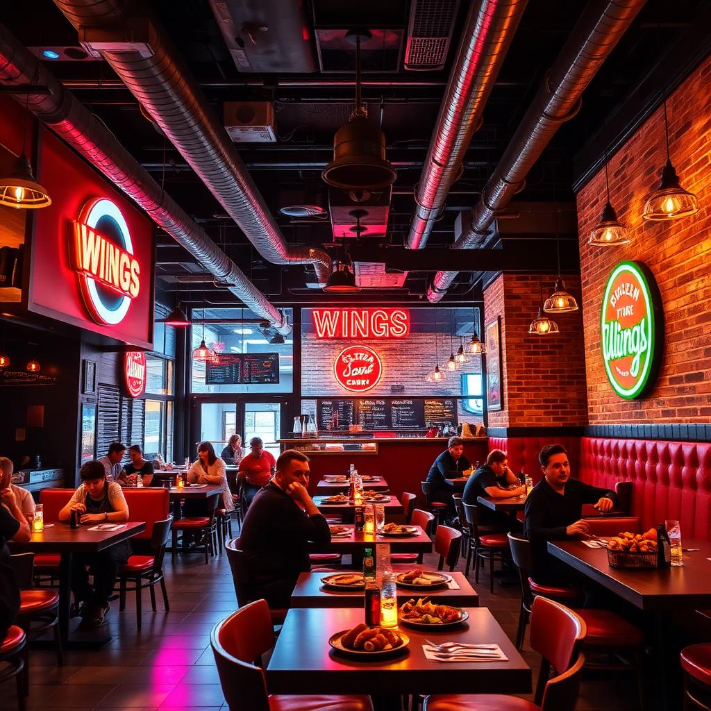 Vibrant dining room filled with guests enjoying their meals