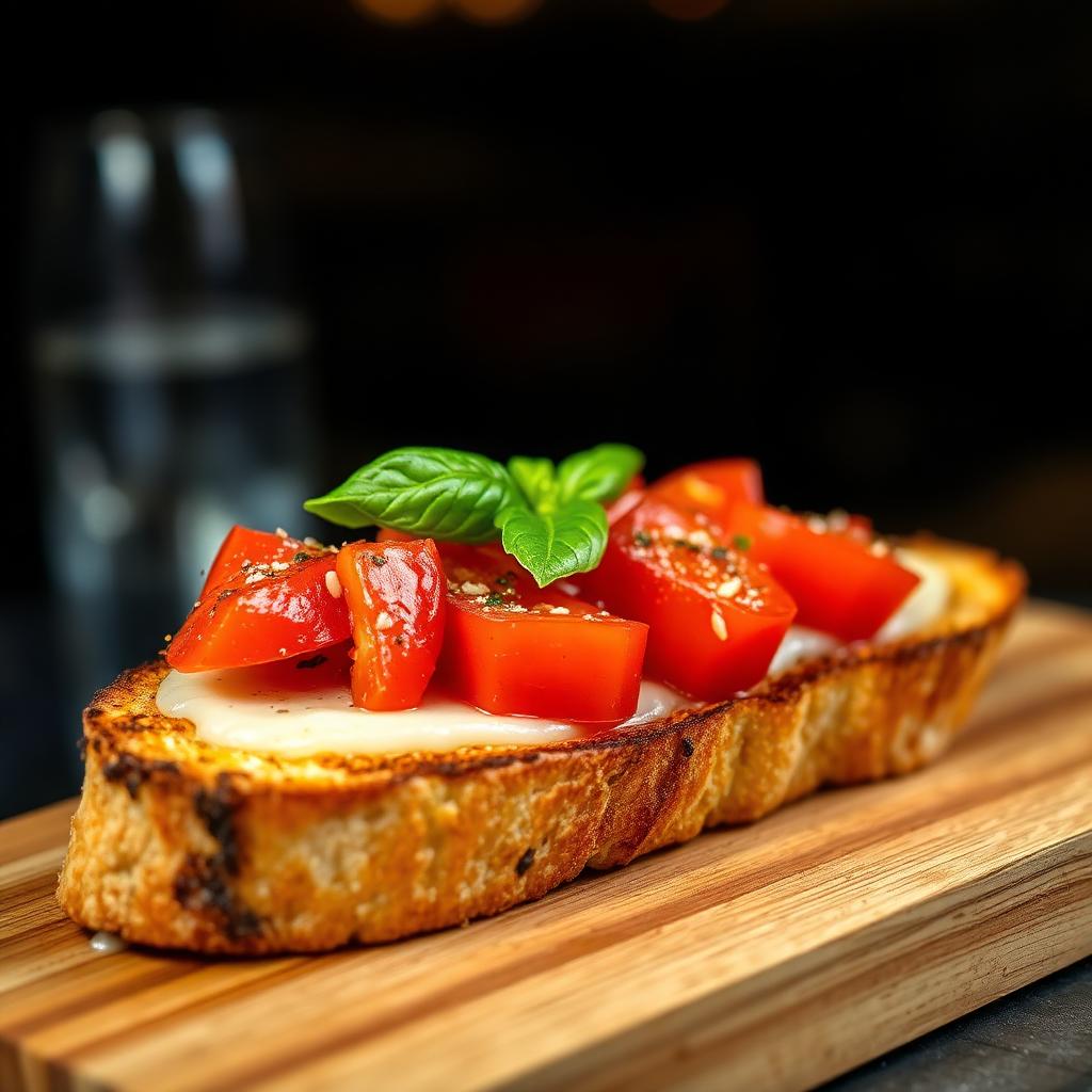 Cheesy Bruschetta
