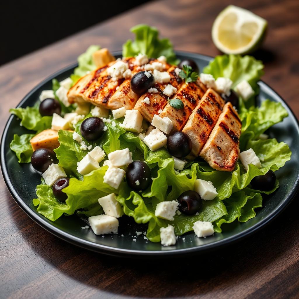Greek Chicken Caesar Salad